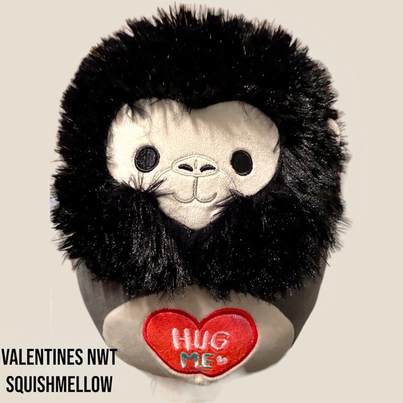 Squishmallows Toys New Wtags Ltd Valentine Edition Aron The Gorilla